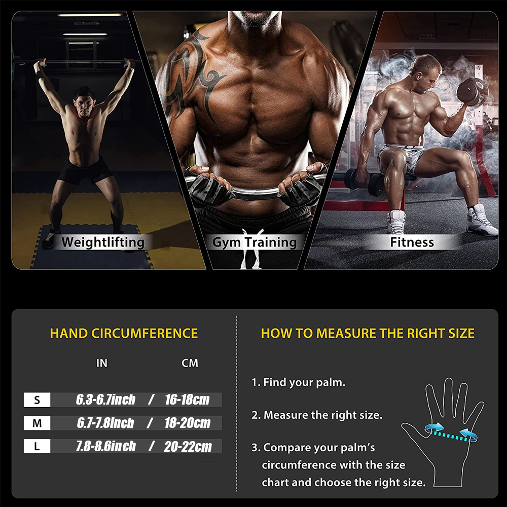 Fitness Gloves with Wrist Supp - Crossfit Gym Gear ulasan dan harga