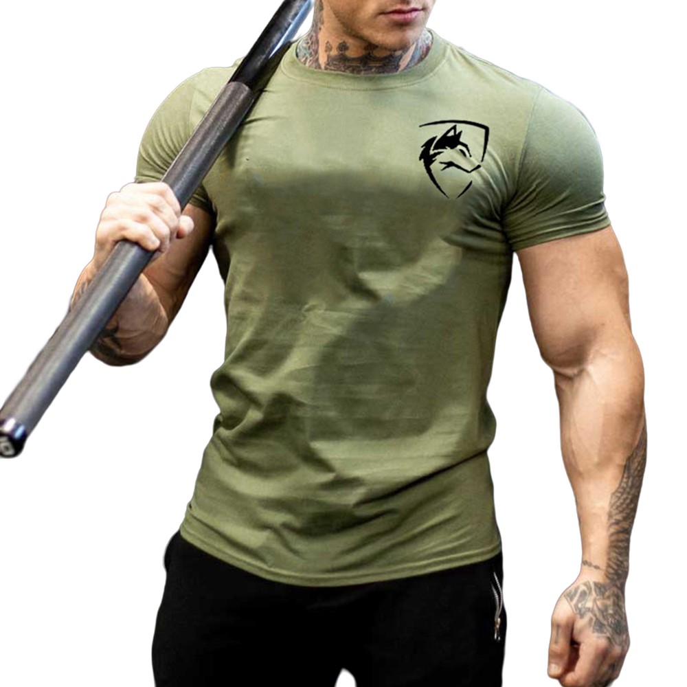 New Cotton Casual Print T-shir - Crossfit G ulasan dan harga