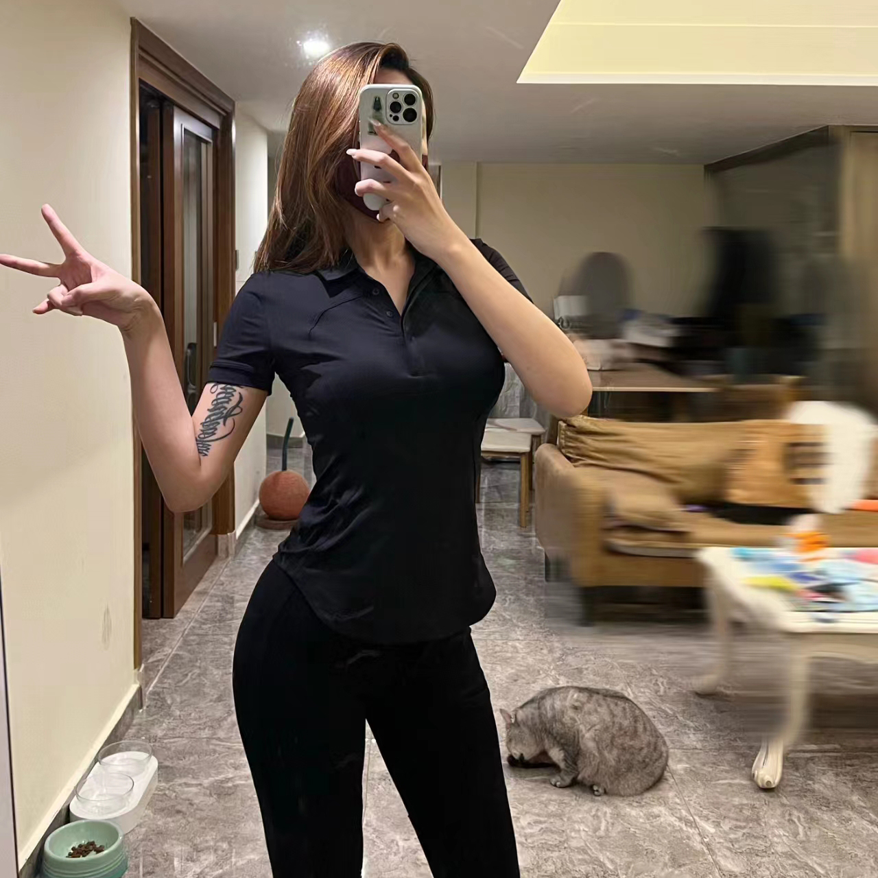 LULU FLORA Women's POLO shirt  - Crossfit G ulasan dan harga