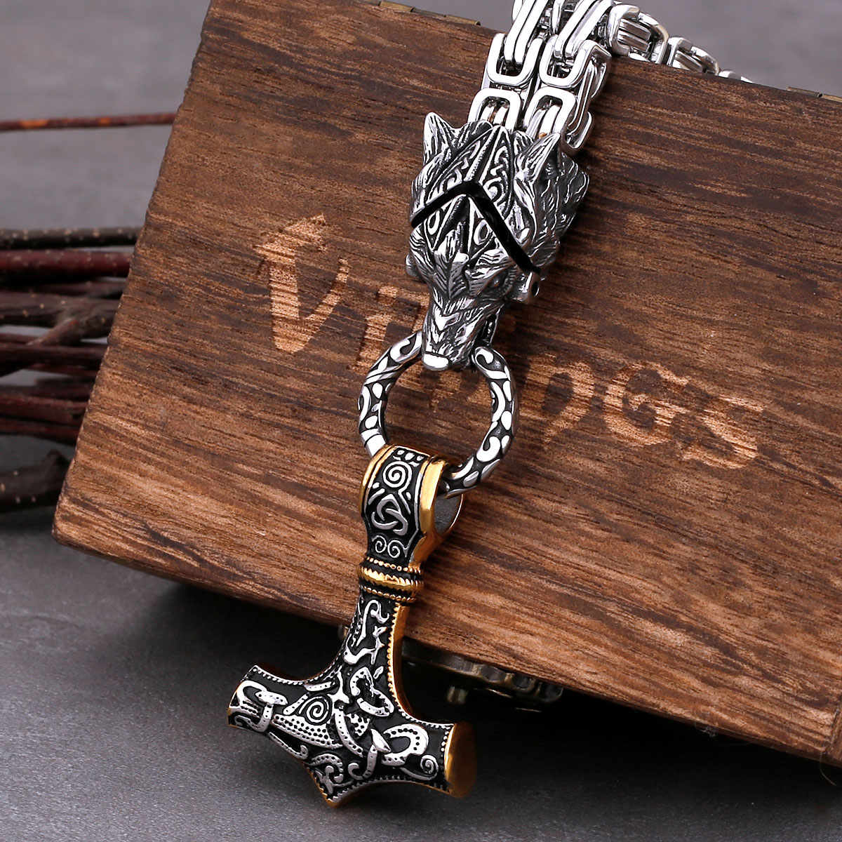 Glamorous Stainless Steel Wolf - Battle Rope Anchor ulasan dan harga