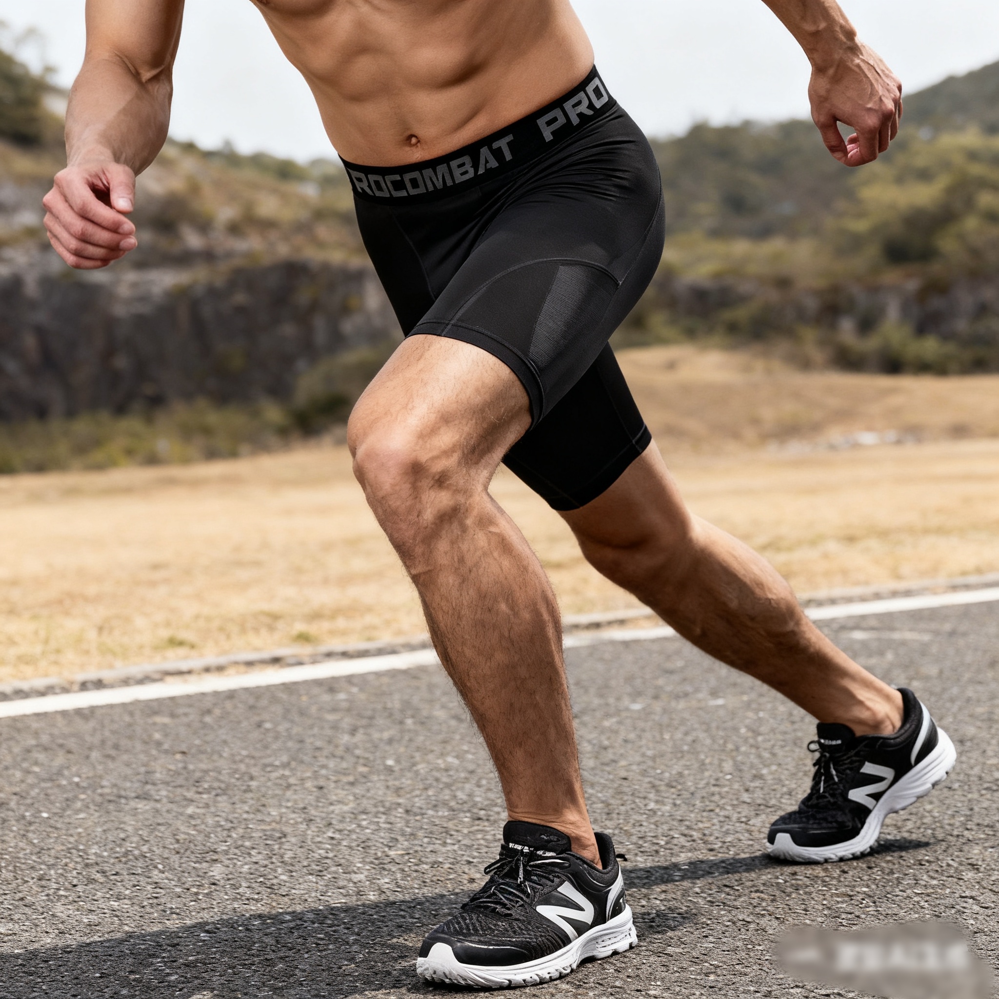 Men Running Leggings Quick Dry - Crossfit Victory ulasan dan harga