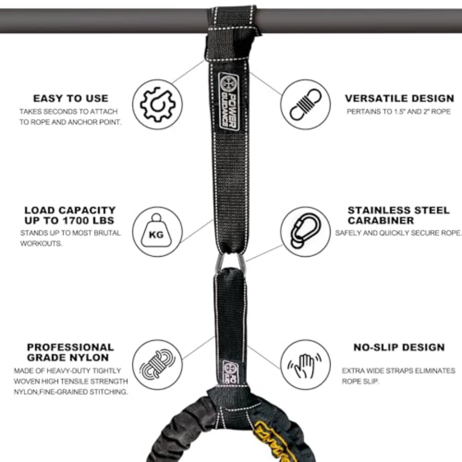 Battle Rope Anchor Strap Kit,  - Battle Rope Anchor ulasan dan harga