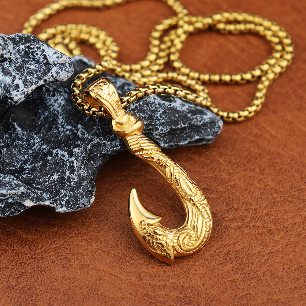 Maui Magic Fish Hook Necklace  - Battle Rope Anchor ulasan dan harga