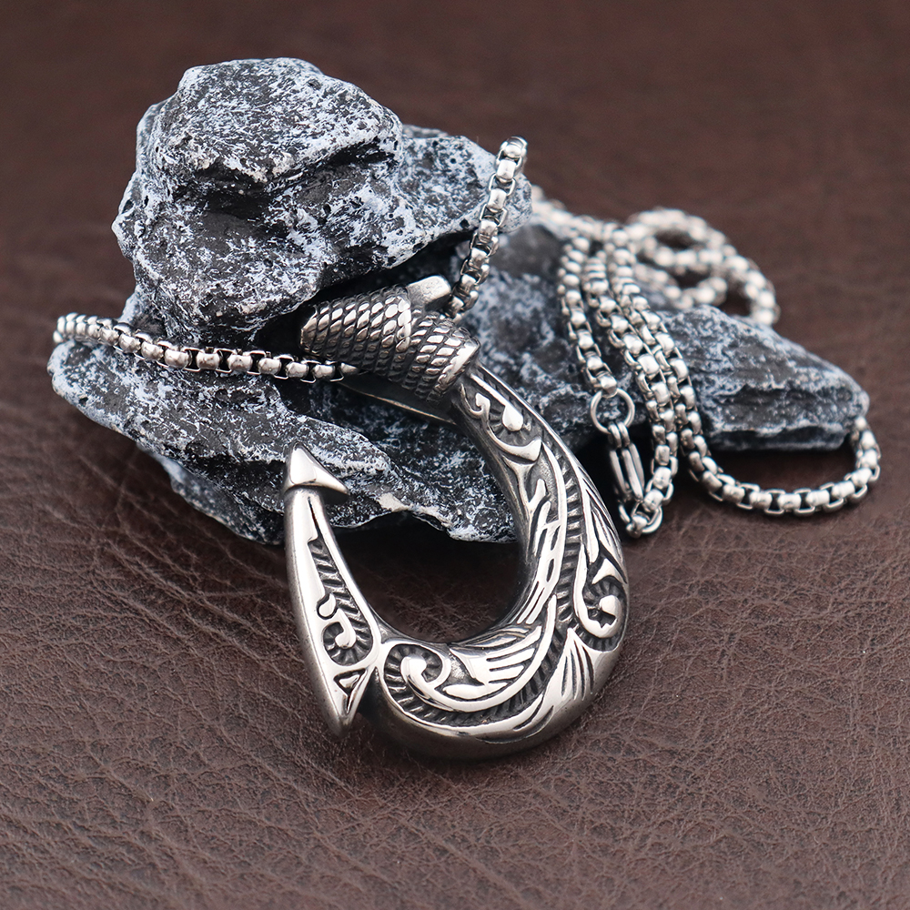 Maui Magic Fish Hook Necklace  - Battle Rope Anchor ulasan dan harga